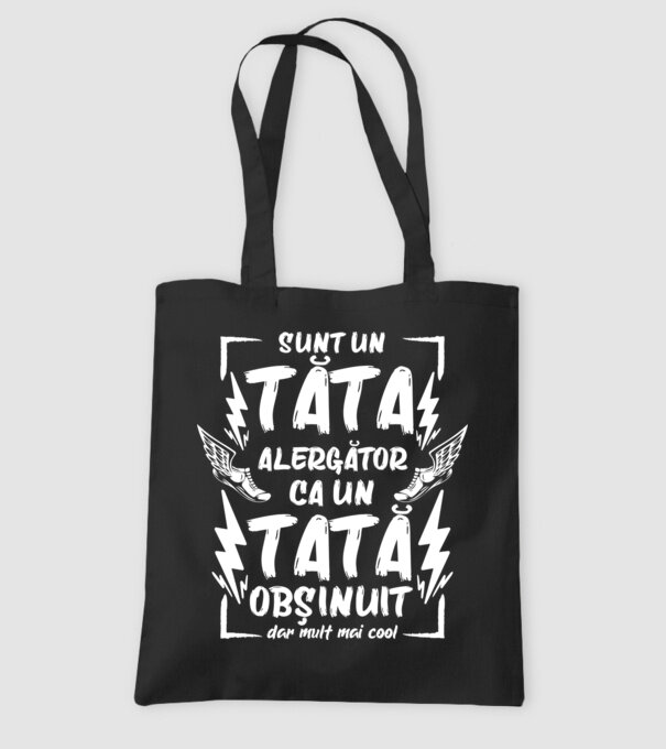 sunt un tată alergător, ca un tată obișnuit, dar mult mai cool model negru pe tricou
