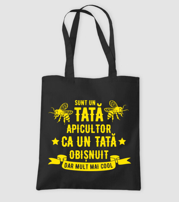 sunt un tată apicultor, ca un tată obișnuit, dar mult mai cool model negru pe tricou