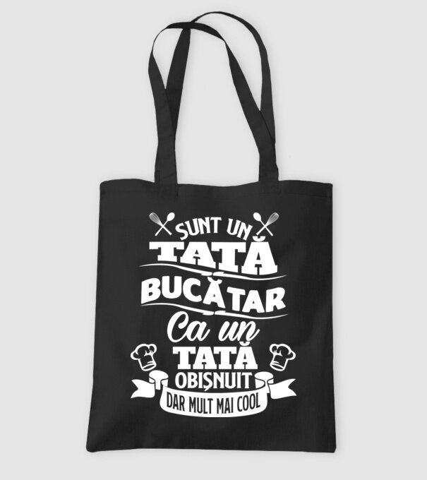 Sunt un tată bucătar model negru pe tricou