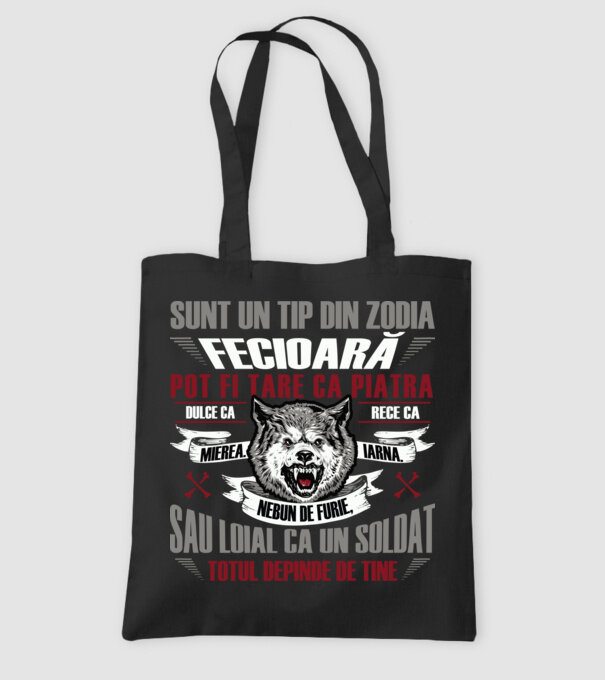 Sunt un tip din zodia Fecioară model negru pe tricou