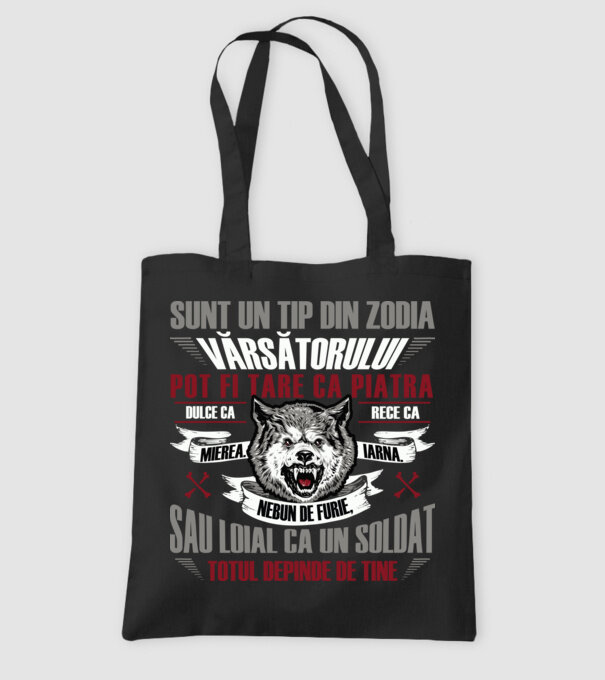 Sunt un tip din zodia Vărsătorului model negru pe tricou