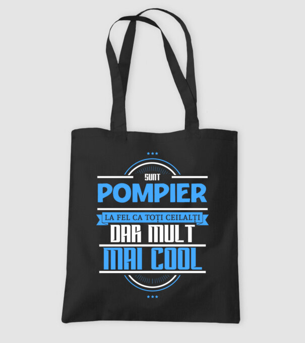 Sunt pompier, la fel ca toți ceilalți, dar mult mai cool model negru pe tricou