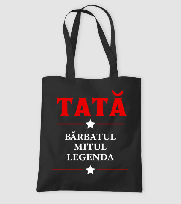 tată - bărbatul, mitul, legenda model negru pe tricou