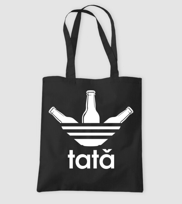 Tatadidas model negru pe tricou