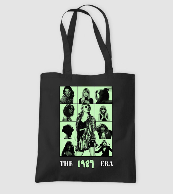 Taylor Swift ERAS green model negru pe tricou