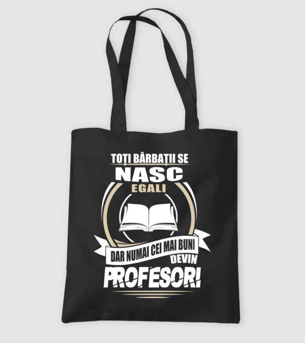 Toți bărbații se nasc egali profesori model negru pe tricou