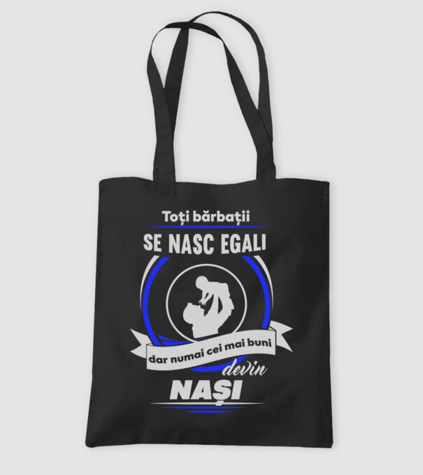 Toți bărbații se nasc egali, dar numai cei mai buni devin nași model negru pe tricou
