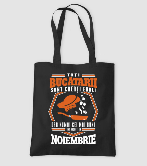 Toți bucătarii sunt creați egali, dar numai cei mai buni sunt născuți în noiembrie model negru pe tricou