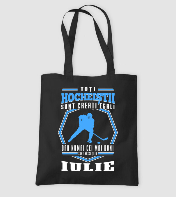 Toți hocheiștii sunt creați egali, dar numai cei mai buni sunt născuți în_Iulie model negru pe tricou