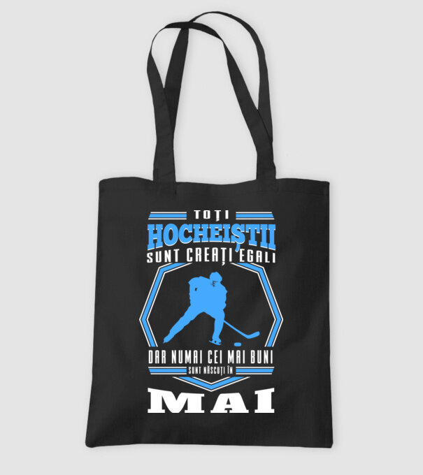 Toți hocheiștii sunt creați egali, dar numai cei mai buni sunt născuți în_Mai model negru pe tricou