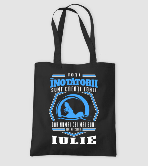 Toți înotătorii sunt creați egali, dar numai cei mai buni sunt născuți în iulie model negru pe tricou