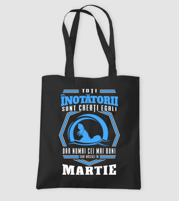 Toți înotătorii sunt creați egali, dar numai cei mai buni sunt născuți în martie model negru pe tricou