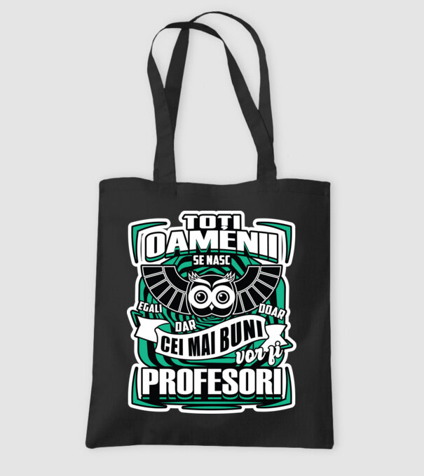 Toți oamenii profesori model negru pe tricou