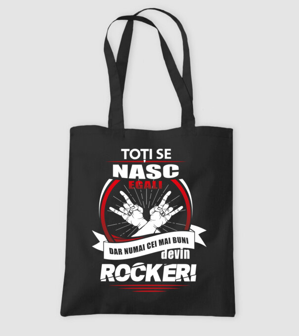 toți se nasc egali, dar numai cei mai buni devin rockeri model negru pe tricou