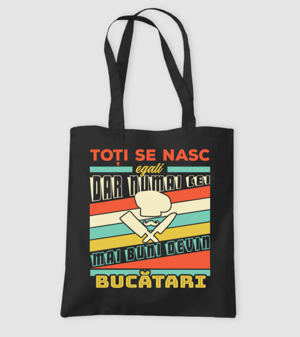 toți se nasc egali, dar numai cei mai buni devin bucătari model negru pe tricou