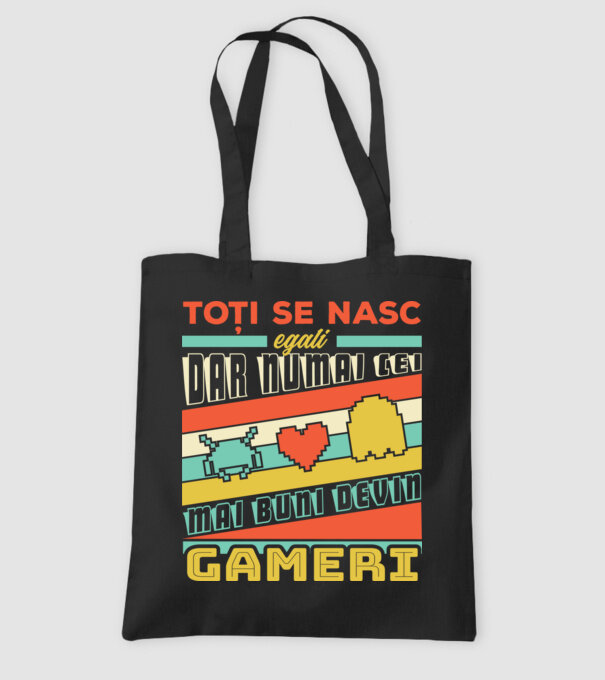 toți se nasc egali, dar numai cei mai buni devin gameri model negru pe tricou