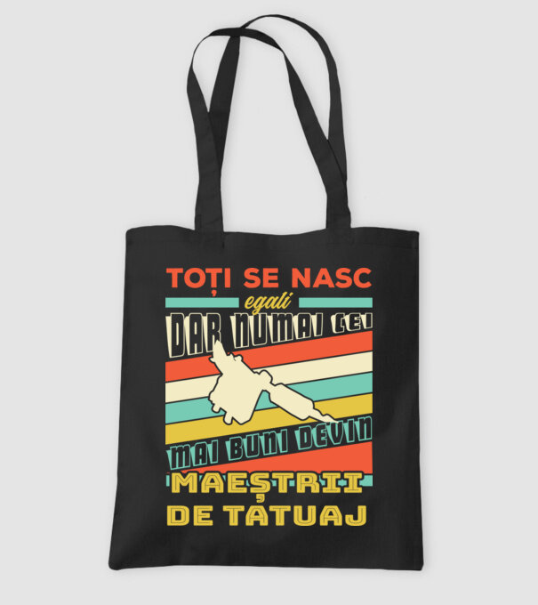toți se nasc egali, dar numai cei mai buni devin maeștrii de tatuaj model negru pe tricou
