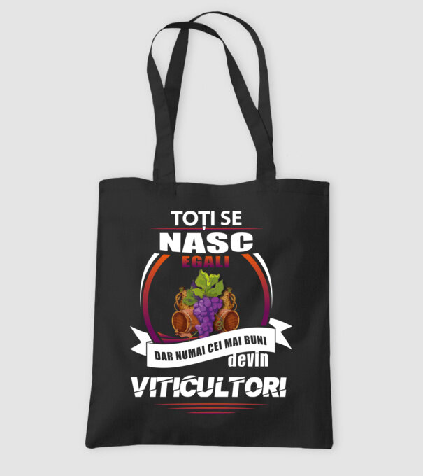 Toți se nasc egali, dar numai cei mai buni devin viticultori model negru pe tricou