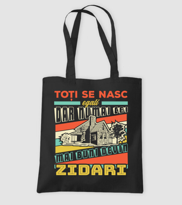 Toți se nasc egali, dar numai cei mai buni devin zidari model negru pe tricou