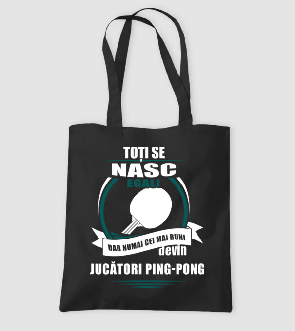 toți se nasc egali, dar numai cei mai buni devin jucători ping-pong model negru pe tricou