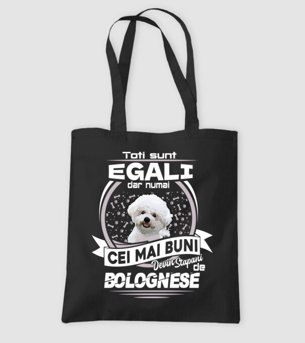 Toți sunt egali, dar numai cei mai buni devin stăpâni de bolognese lght model negru pe tricou