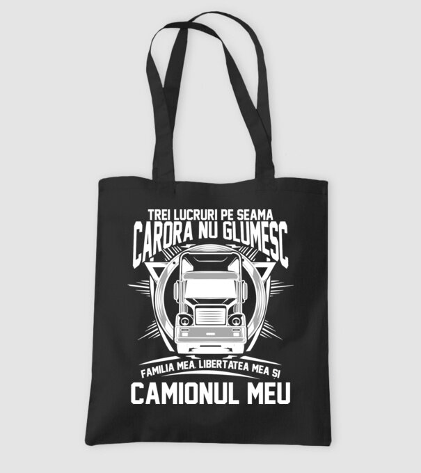 trei lucruri pe seama cărora nu glumesc: familia mea, libertatea mea și camionul meu model negru pe tricou