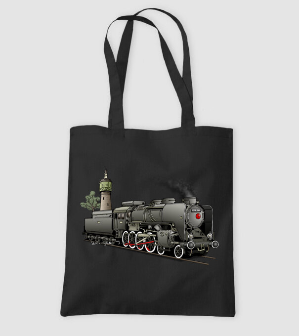 Trenuri model negru pe tricou