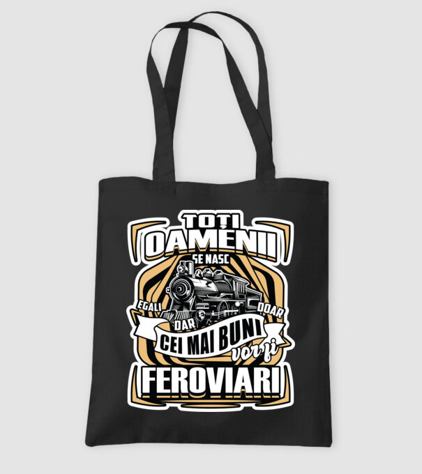 Ttoți oamenii - se nasc egali dar doar cei mai buni vor fi feroviari model negru pe tricou