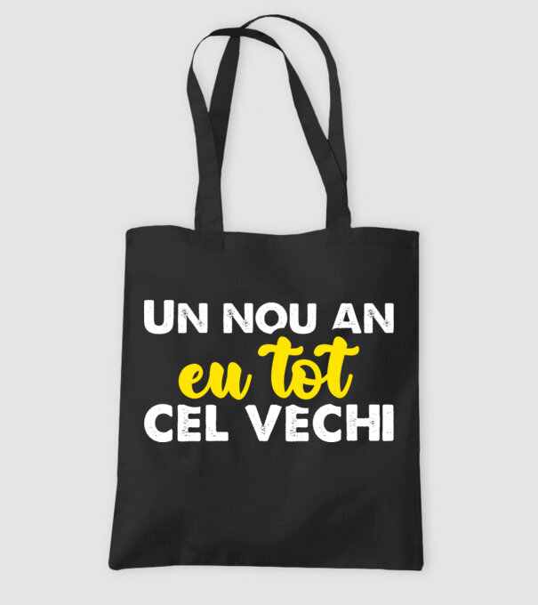 Un nou an, eu tot cel vechi model negru pe tricou