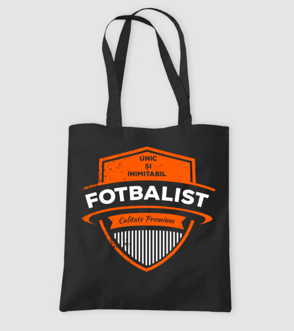 FOTBALIST unic și inimitabil calitate premium model negru pe tricou