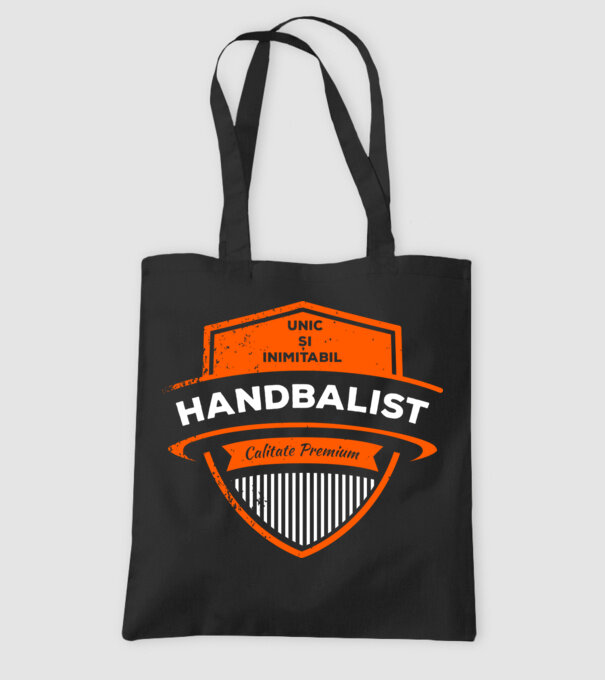 HANDBALIST unic și inimitabil calitate premium model negru pe tricou