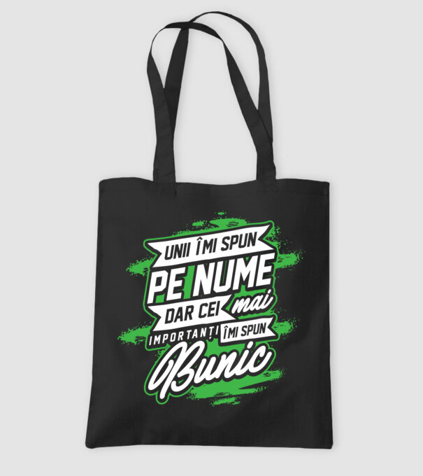 Unii îmi spun pe nume, dar cei mai importanți îmi spun bunic model negru pe tricou