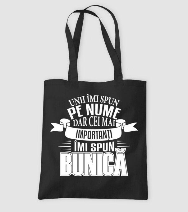 Unii îmi spun pe nume, dar cei mai importanți îmi spun bunică model negru pe tricou