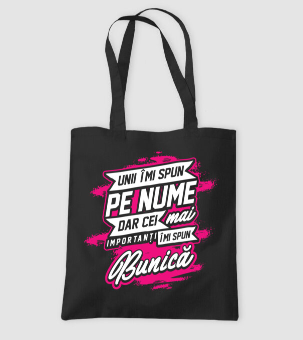 Unii îmi spun pe nume, dar cei mai importanți îmi spun bunică model negru pe tricou