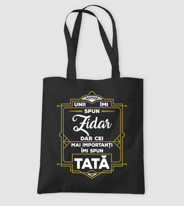 Unii îmi spun Zidar, dar cei mai importanți îmi spun tată model negru pe tricou