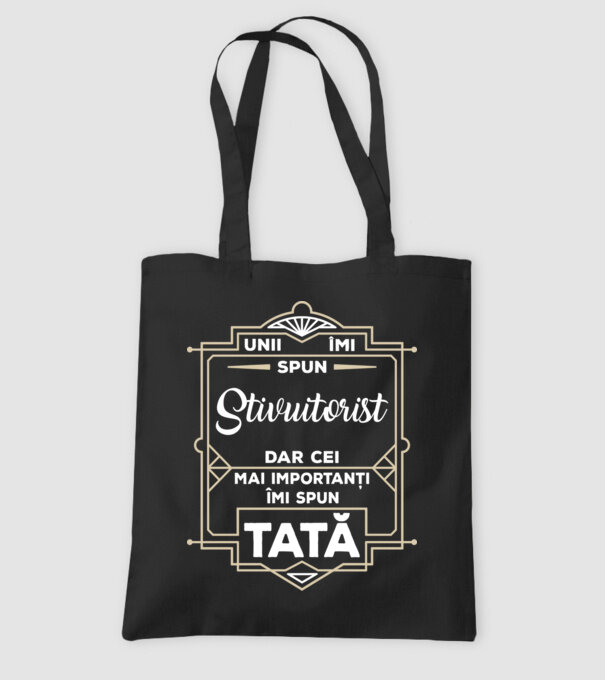 Unii îmi spun Stivuitorist, dar cei mai importanți îmi spun tată model negru pe tricou