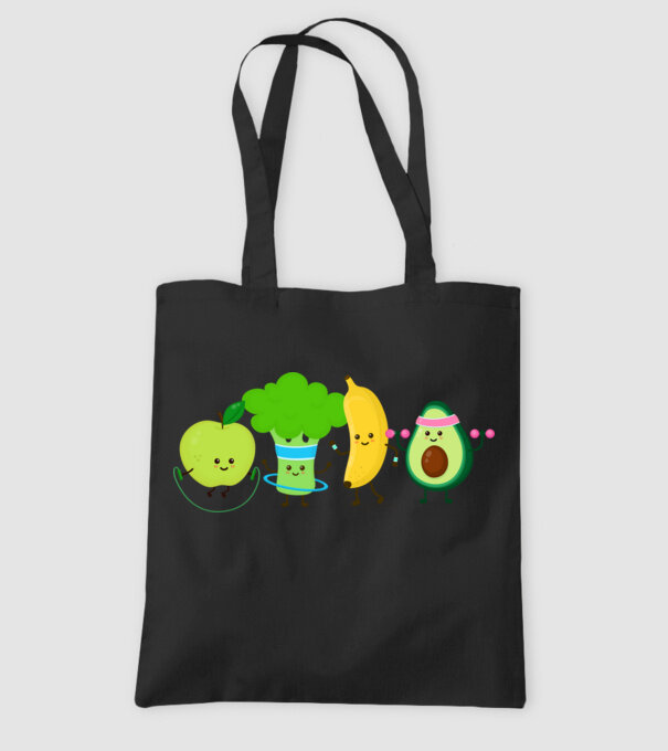 Vegan model negru pe tricou