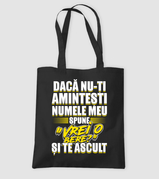 Dacă nu-ți amintești numele meu, spune