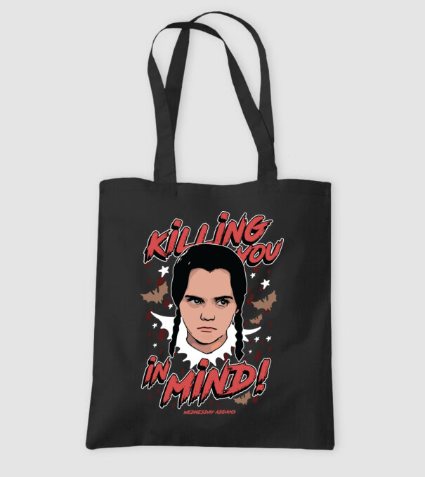 WEDNESDAY Killing You in my mind model negru pe tricou