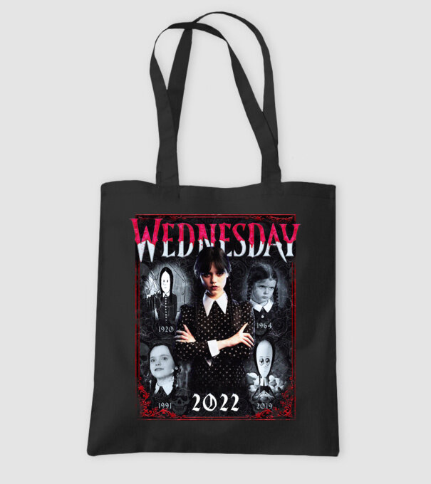 WEDNESDAY multi all time model negru pe tricou