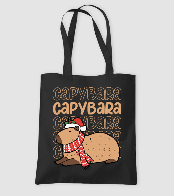 Xmas Cappy model negru pe tricou