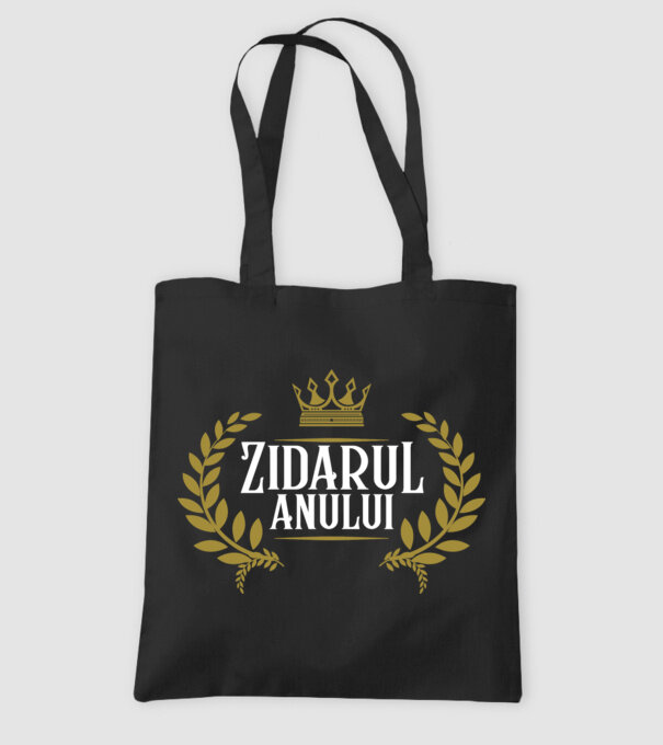 Zidarul anului model negru pe tricou