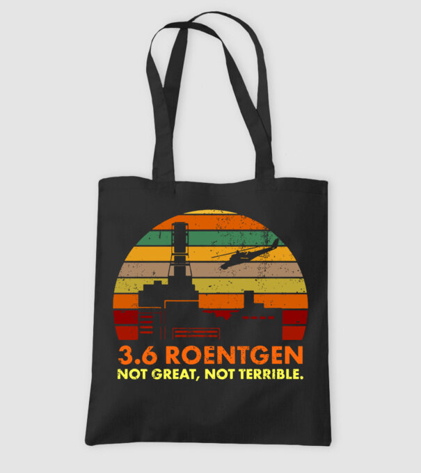 3.6 roentgen model negru pe tricou