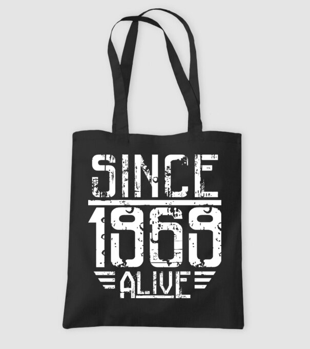 Alive since 1969 model negru pe tricou