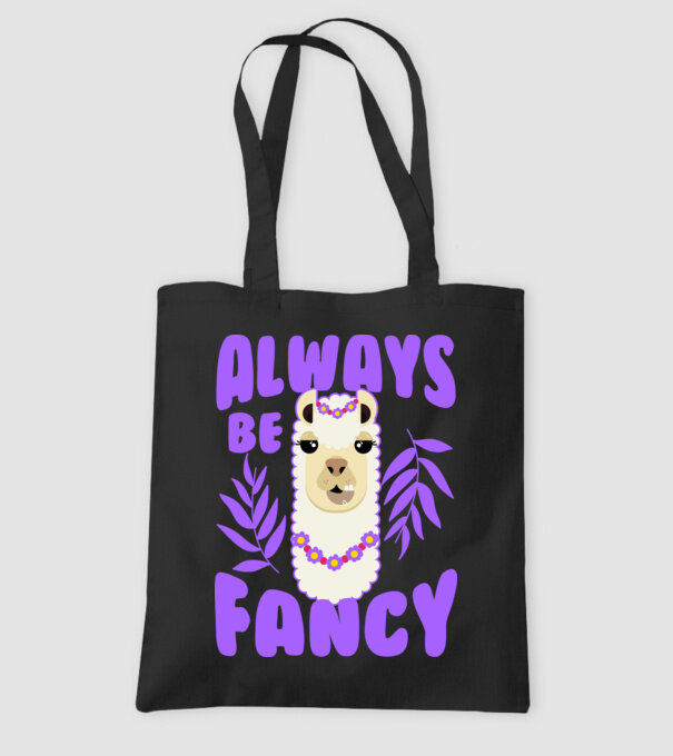 Always be fancy model negru pe tricou
