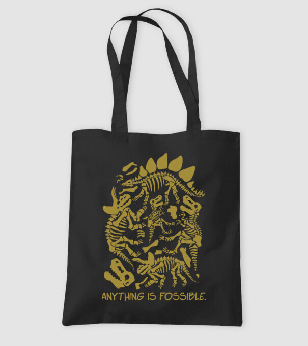Anything is possible model negru pe tricou