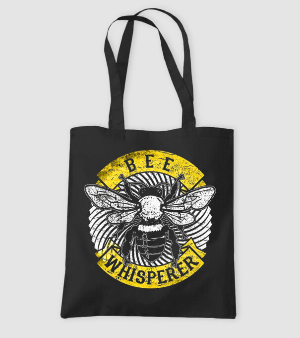 Bee Whisperer model negru pe tricou