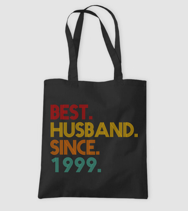 best husband since 1999 retro model negru pe tricou
