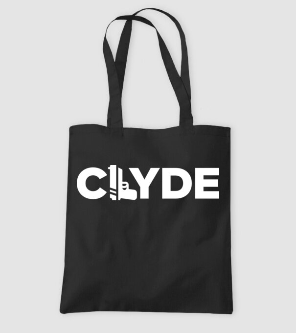 Bonnie és Clyde CLYDE model negru pe tricou