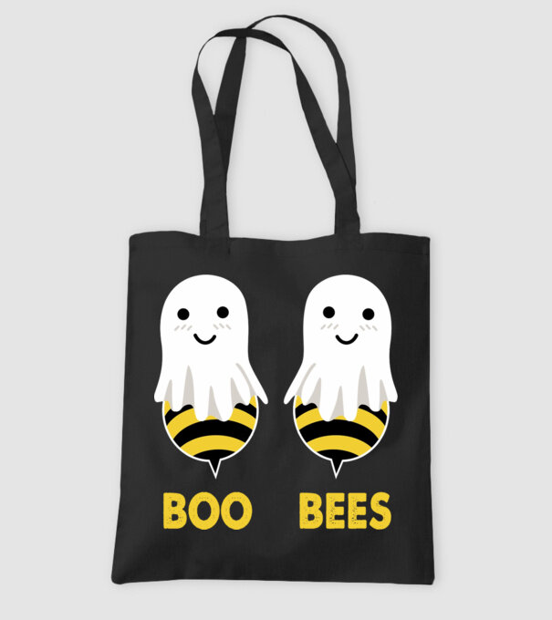 Boo bees model negru pe tricou